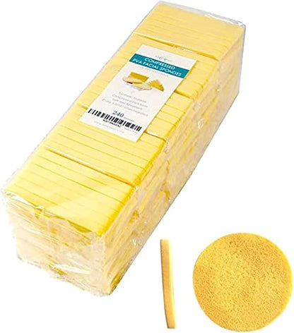 I.E. Compressed Cleansing, Exfoliating Facial Sponges -240 Pics