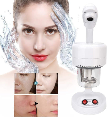 Portable Beauty Salon Hot Mist Face Steamer Hydrating Moisturizing Spray Machine Skin Care Tools (UK,220V)