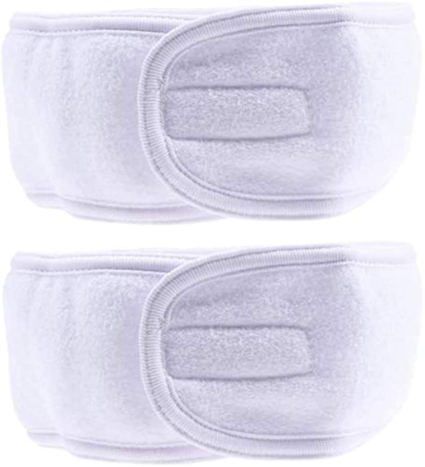 WHITE FACIAL, YOGA, SPA, HEAD BAND HAIR WRAP, BATH BAND, SPORTS BAND (6PCS)