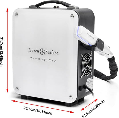 Frozen Hair Iron - 15.8F Cold Therapy Flat Iron for Damaged Hair Repair & Color Protection مكواة شعر فروزن - مكواة مسطحة للعلاج البارد 15.8 فهرنهايت لاصلاح الشعر التالف وحماية اللون