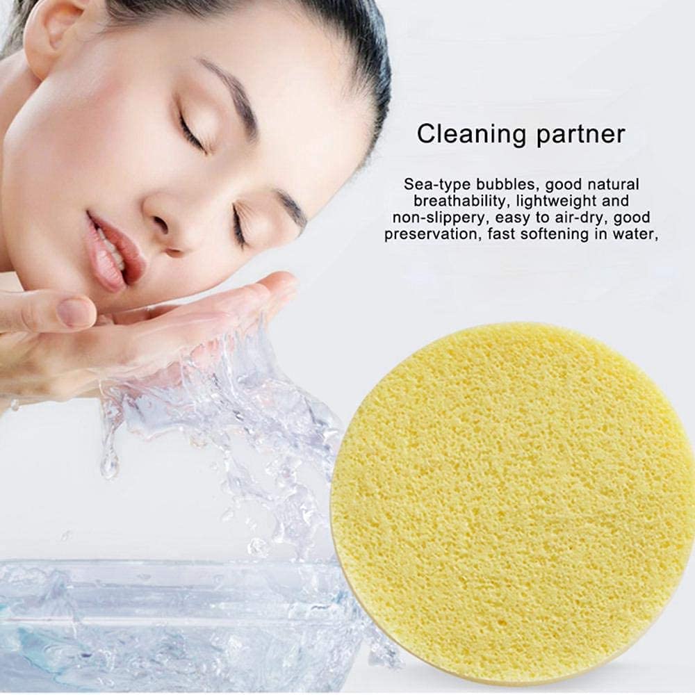Compressed Cleansing, Exfoliating Facial Sponges -240 Pics Pva