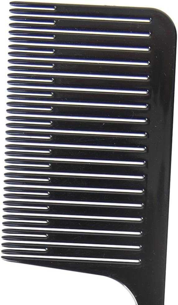 I.E LA PERLA TECH Hair Combs for Styling, Sectioning, Plastic Weaving Highlighting Foiling, Grey امشاط شعر من لا بيرلا تيك لتصفيف الشعر وتقسيمها ونسجها من البلاستيك، لون رمادي