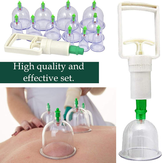 Professional Chinese Acupoint Cupping Therapy Sets Portable Suction Hijama Cupping Set 24 PICS