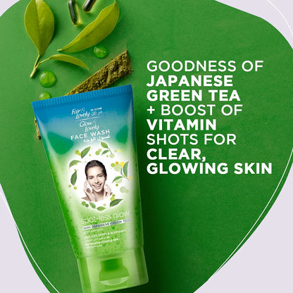 Unilever Glow & Lovely Formerly Fair & Lovely Face Wash With Japanese Green Tea Spotless Glow To Reduce Spots And Blemishes, 150ml (Pack Of 2)