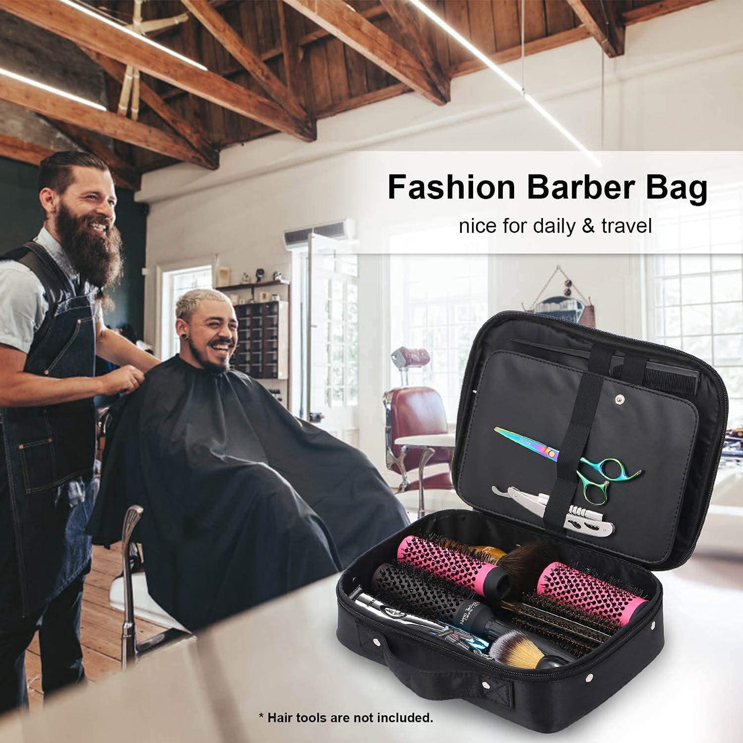 Barber Bag Travel Storage Bag Barber Accessories Supplies Salon Tools Organizer Hair Salon Tools