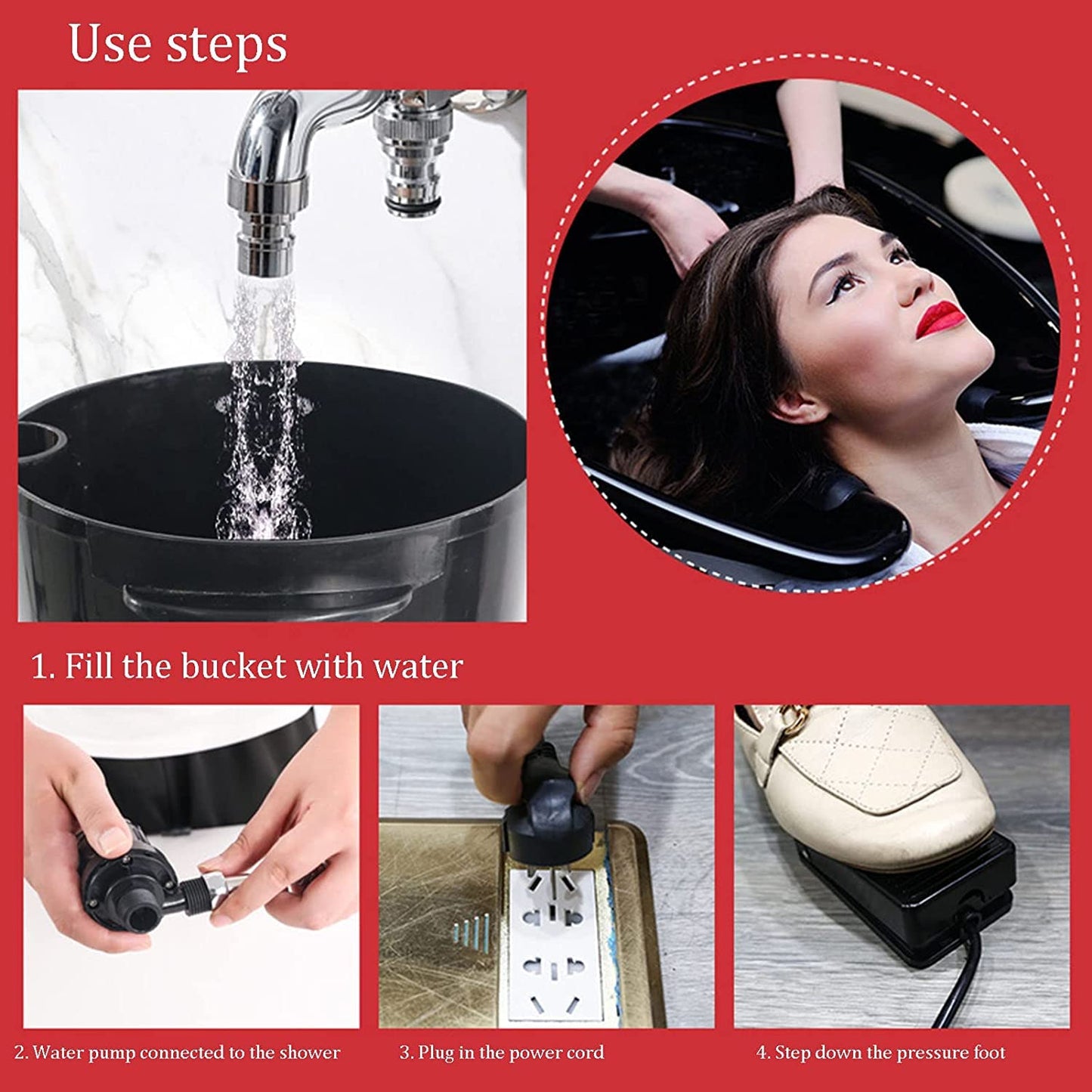 Hairdressing Silicone Shampoo Bowl Neck Rest Hair Wash Basin Sink Pillow Salon