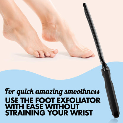 Pedicure Kit Foot Scrubber - The X-Large Ultimate Foot File and Callus Remover Tool | Stainless Steel Surface Heel & Feet Exfoliator | Professional Spa Quality Pumice Stone Rasp Dead Skin Remover