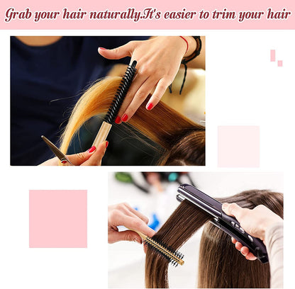 Small Round Hair Brush Mini Round Comb Quiff Roller Comb Hair Styling Brush Salon Hairdressing Brush for Thin Hair, Short Hair, Bangs, Beard