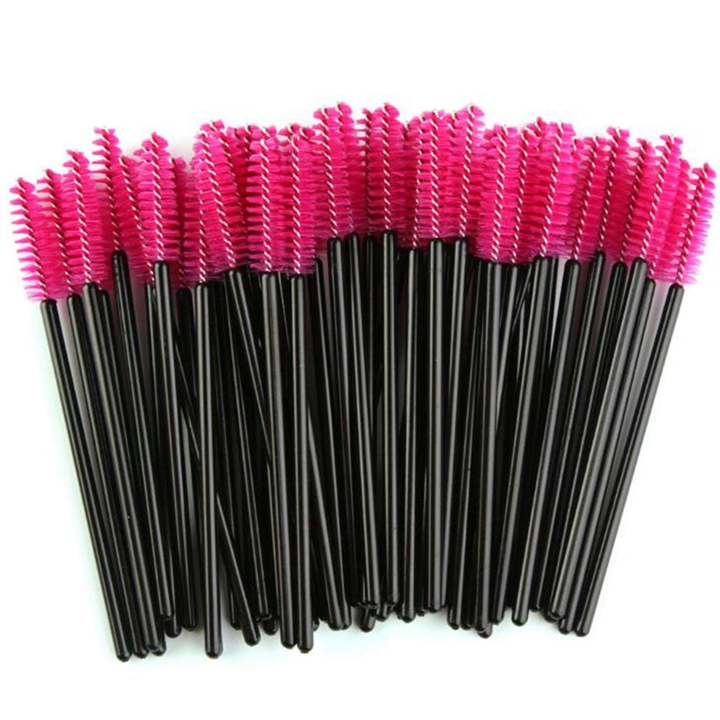50 Pieces Disposable Eyelash Mascara Brushes Makeup Tool Kits