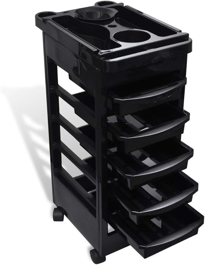 La Perla Tech  Hair Salon Plastic Trolley with Wheels