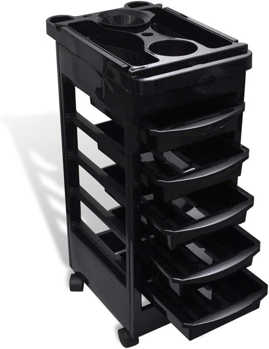 La Perla Tech  Hair Salon Plastic Trolley with Wheels